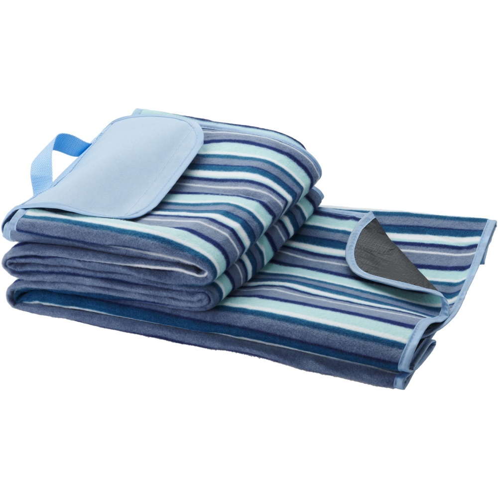 Logo trade corporate gift photo of: Riviera water-resistant outdoor picnic blanket